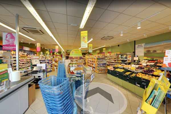 esempio tour virtuale google supermercato